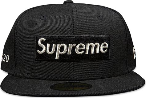 $1m metallic box logo new era|Supreme $1M Metallic Box Logo New Era Black.